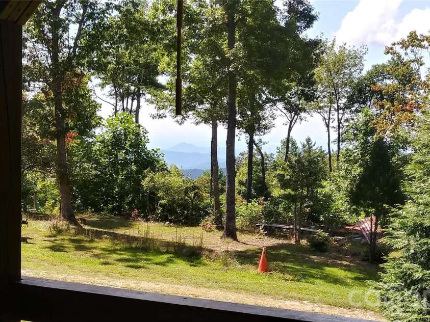 111 Wild Hog Creek Road, Rosman, NC 28772.  MLS# CAR4380401, YatesRealty ID 23035. View From Back Deck