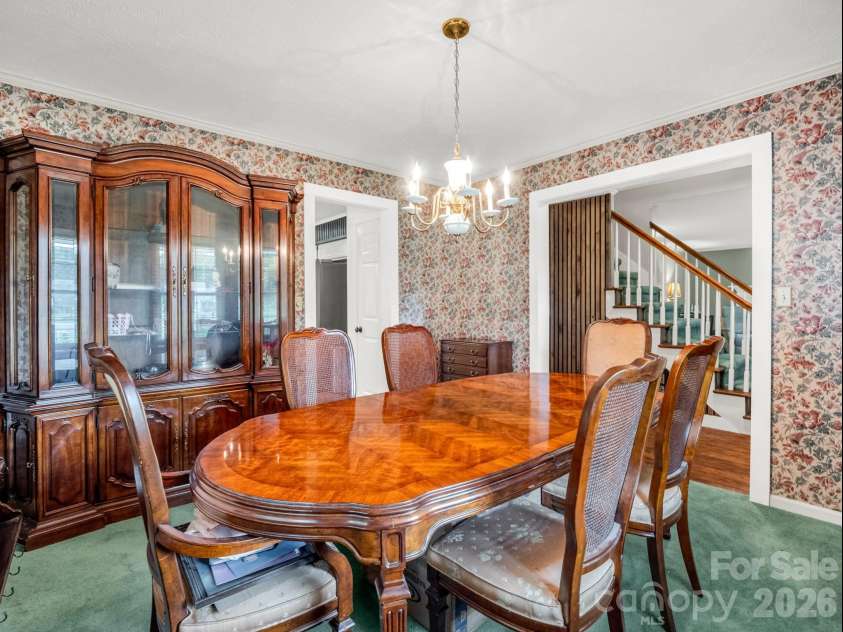 213 Raintree Drive, Hendersonville, NC 28791.  MLS# CAR4379526, YatesRealty ID 2304. Formal Dining Area