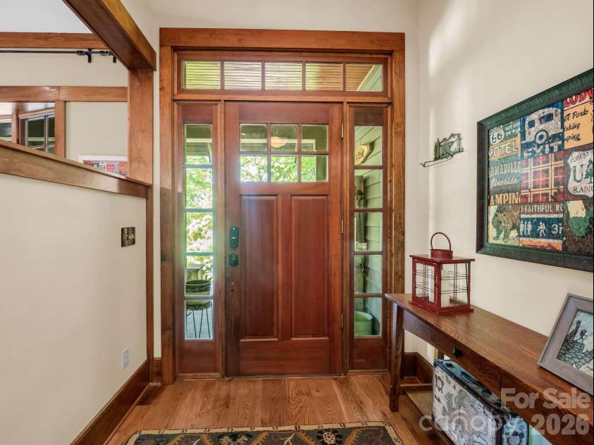 5 Longfellow Drive, Black Mountain, NC 28711.  MLS# CAR4380813, YatesRealty ID 23051. Front Door