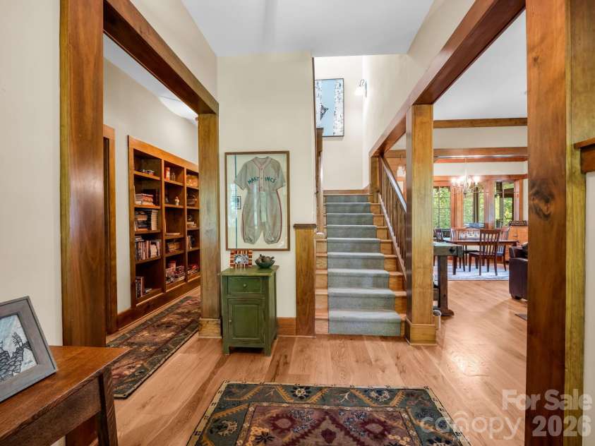 5 Longfellow Drive, Black Mountain, NC 28711.  MLS# CAR4380813, YatesRealty ID 23051. Front Hall