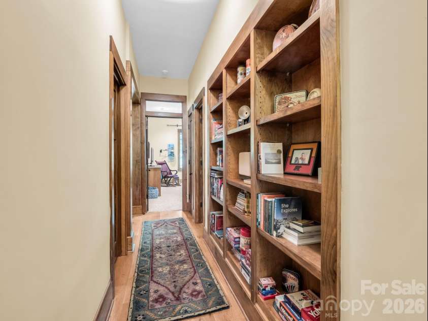5 Longfellow Drive, Black Mountain, NC 28711.  MLS# CAR4380813, YatesRealty ID 23051. Hall to Bedroom & Laundry Room