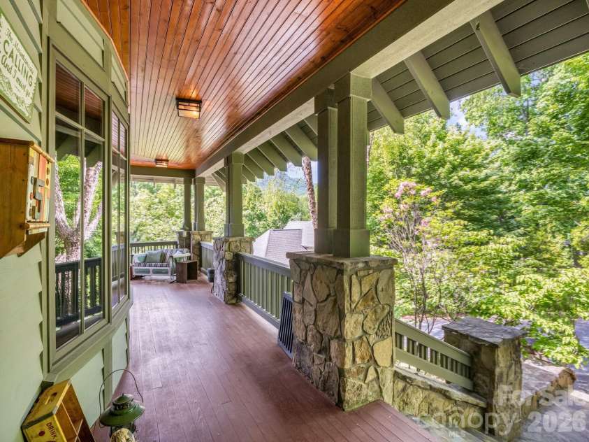 5 Longfellow Drive, Black Mountain, NC 28711.  MLS# CAR4380813, YatesRealty ID 23051. Porch with View