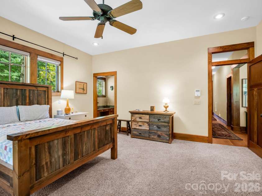 5 Longfellow Drive, Black Mountain, NC 28711.  MLS# CAR4380813, YatesRealty ID 23051. Primary Bed
