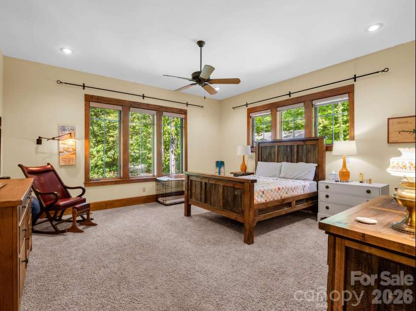 5 Longfellow Drive, Black Mountain, NC 28711.  MLS# CAR4380813, YatesRealty ID 23051. Primary Bed
