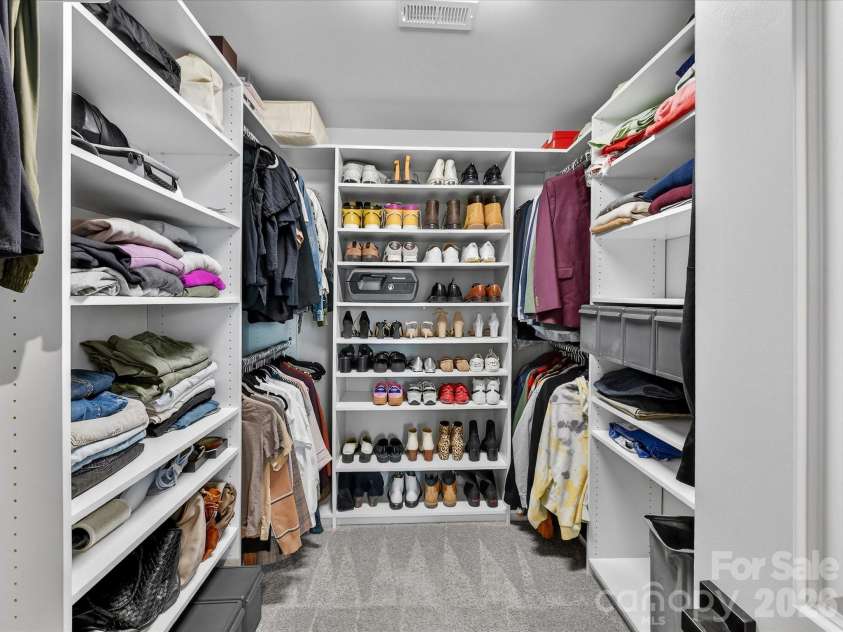 2744 Ensemble Court, Charlotte, NC 28262.  MLS# CAR4362848, YatesRealty ID 23067. Master closet