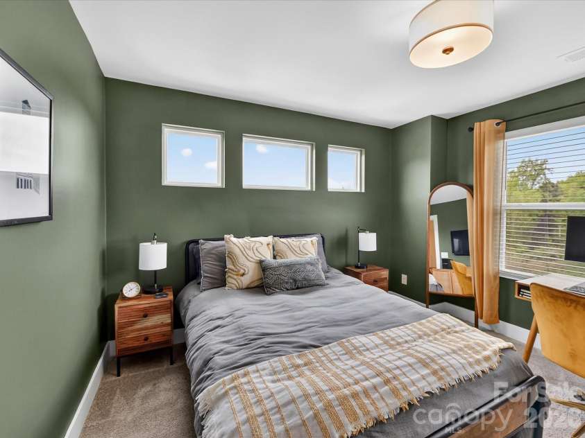 2744 Ensemble Court, Charlotte, NC 28262.  MLS# CAR4362848, YatesRealty ID 23067. Third floor bedroom
