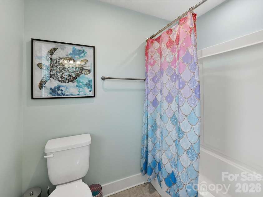 2744 Ensemble Court, Charlotte, NC 28262.  MLS# CAR4362848, YatesRealty ID 23067. Third floor guest bath