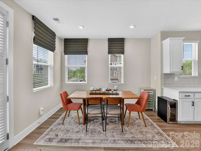 2744 Ensemble Court, Charlotte, NC 28262.  MLS# CAR4362848, YatesRealty ID 23067. Upper Dining