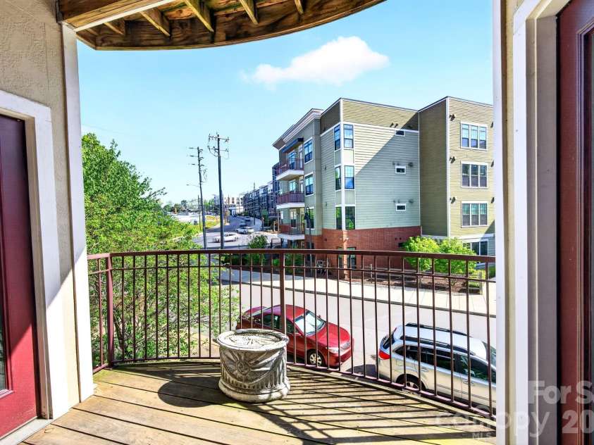 64 Clingman Avenue, Asheville, NC 28801.  MLS# CAR4371105, YatesRealty ID 23076. View from the balcony