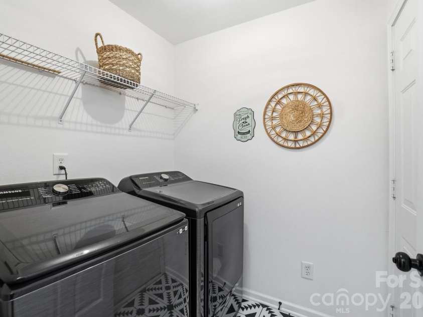 3307 Southern Ginger Drive, Indian Trail, NC 28079.  MLS# CAR4365764, YatesRealty ID 23079. Laundry