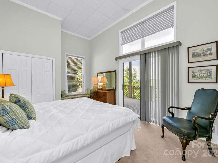 499 Unvdatlvi Court, Brevard, NC 28712.  MLS# CAR4234754, YatesRealty ID 2308. 2nd Bedroom With View