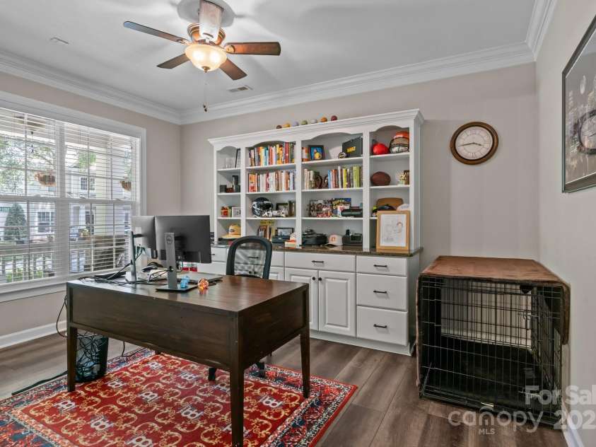 9412 Rosalyn Glen Road, Cornelius, NC 28031.  MLS# CAR4268548, YatesRealty ID 23086. A flex room away form the living area.