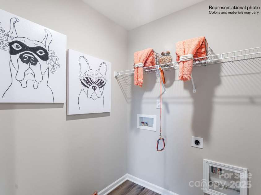 132 Oconee Trail, Statesville, NC 28625.  MLS# CAR4267672, YatesRealty ID 23087. Laundry Room