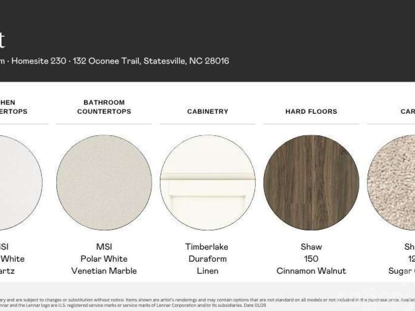 132 Oconee Trail, Statesville, NC 28625.  MLS# CAR4267672, YatesRealty ID 23087. Selections