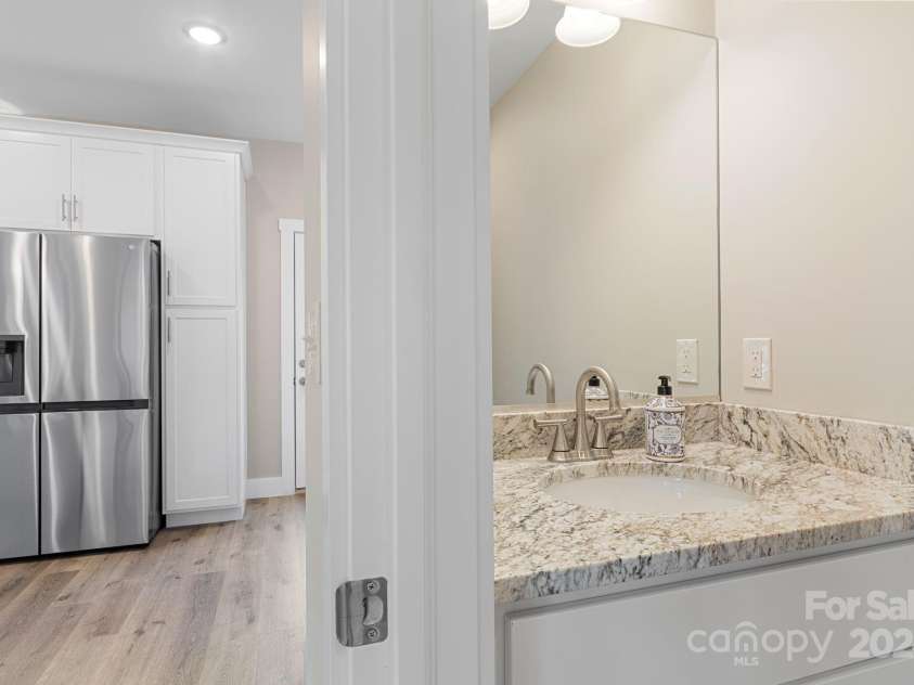 30 Wheeler Road, Weaverville, NC 28787.  MLS# CAR4191403, YatesRealty ID 231. Half Bathroom on the Main