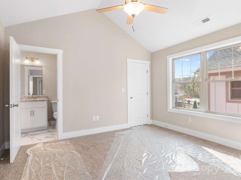 30 Wheeler Road, Weaverville, NC 28787.  MLS# CAR4191403, YatesRealty ID 231. Owner suite with vaulted ceilings