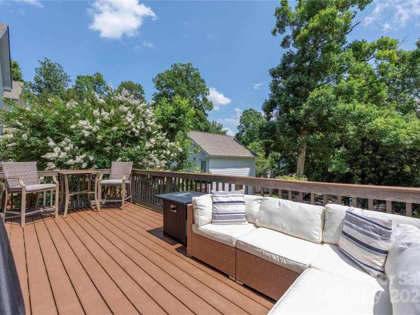 12220 Huntersville Concord Road, Huntersville, NC 28078.  MLS# CAR4265142, YatesRealty ID 23109. Back Trex Deck