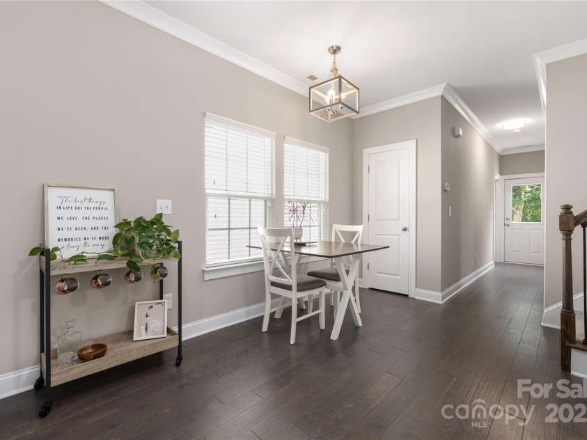 12220 Huntersville Concord Road, Huntersville, NC 28078.  MLS# CAR4265142, YatesRealty ID 23109. Dining Area