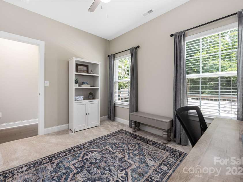 12220 Huntersville Concord Road, Huntersville, NC 28078.  MLS# CAR4265142, YatesRealty ID 23109. Main Floor Bedroom/Office