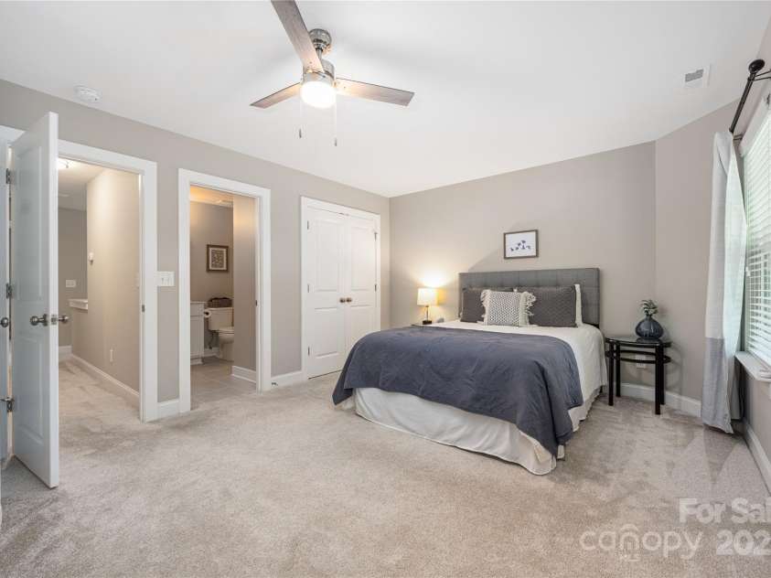 12220 Huntersville Concord Road, Huntersville, NC 28078.  MLS# CAR4265142, YatesRealty ID 23109. Primary Bedroom