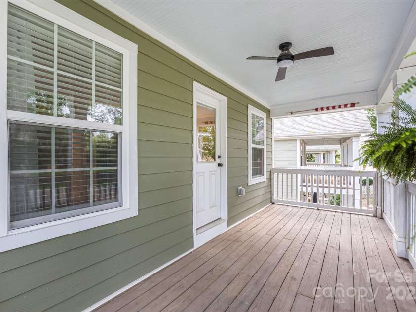 12220 Huntersville Concord Road, Huntersville, NC 28078.  MLS# CAR4265142, YatesRealty ID 23109. Private Porch off Primary Bedroom