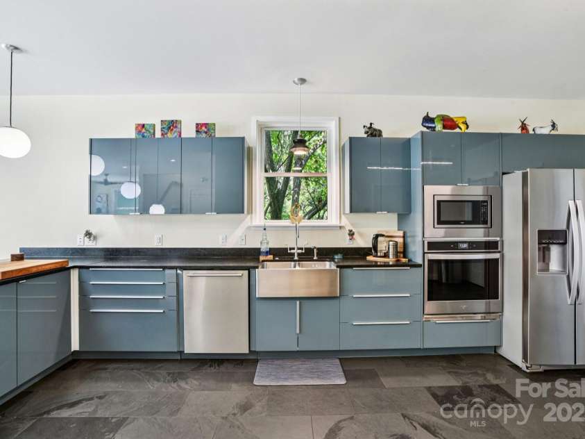 84 West Street, Weaverville, NC 28787.  MLS# CAR4272647, YatesRealty ID 23114. So Much Counter and Cabinet Space