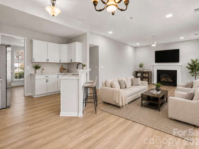 11619 Planters Estates Drive, Charlotte, NC 28278.  MLS# CAR4423181, YatesRealty ID 23116. Virtual staging shows how large and functional the room actually will be
