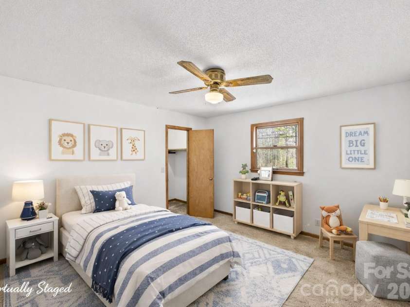 2010 Sprucewood Street, Albemarle, NC 28001.  MLS# CAR4354173, YatesRealty ID 23123. Virtually Staged - Bedroom 3
