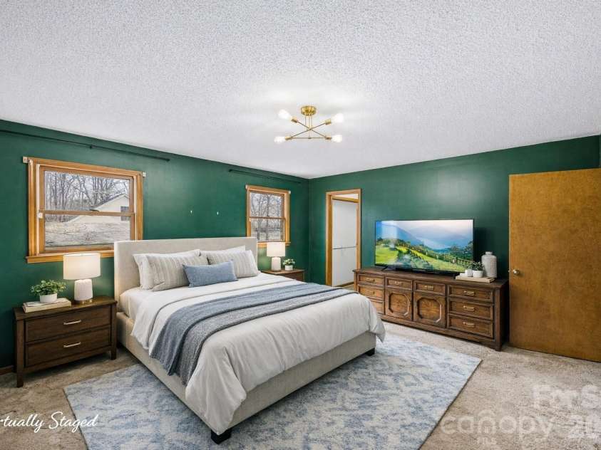 2010 Sprucewood Street, Albemarle, NC 28001.  MLS# CAR4354173, YatesRealty ID 23123. Virtually Staged - Primary Bedroom