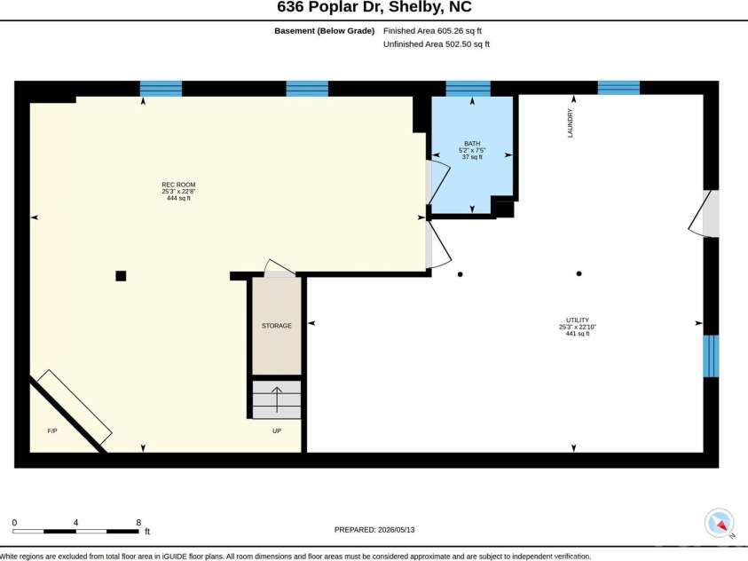 636 Poplar Drive, Shelby, NC 28152.  MLS# CAR4382256, YatesRealty ID 23127. 
