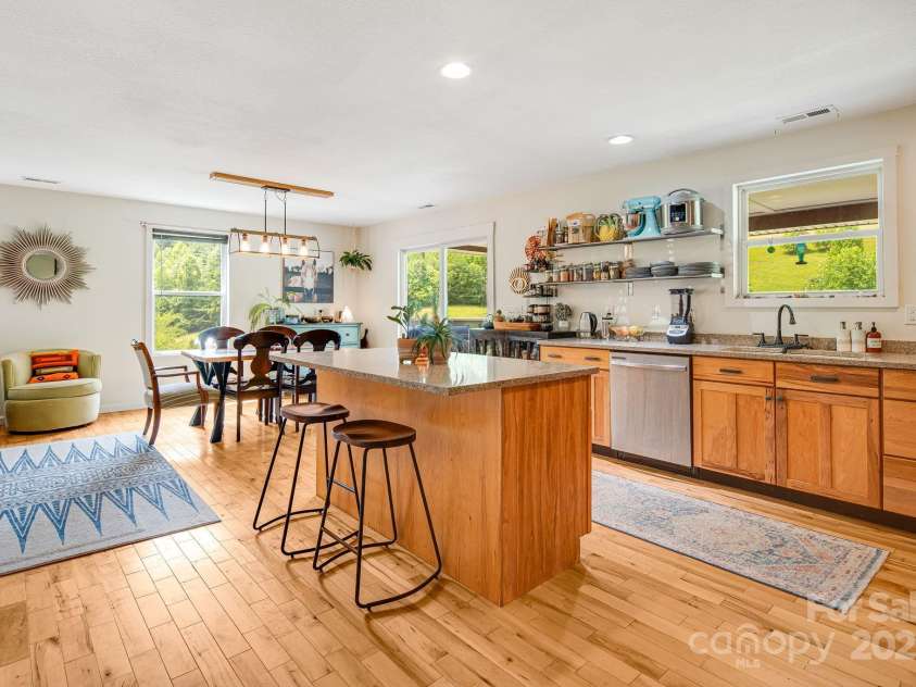 25 Frannys Farm Road, Leicester, NC 28748.  MLS# CAR4269407, YatesRealty ID 23129. Kitchen