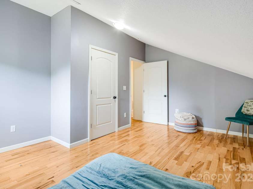 25 Frannys Farm Road, Leicester, NC 28748.  MLS# CAR4269407, YatesRealty ID 23129. Upper level bedroom 2