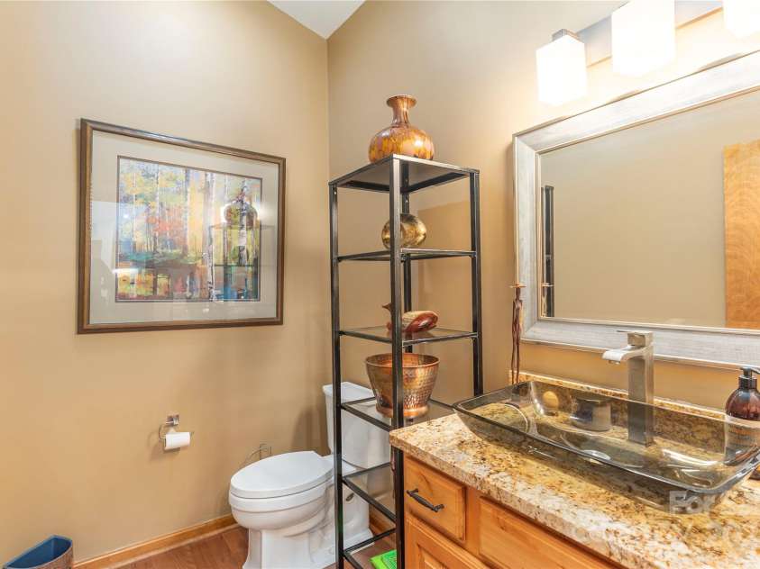 324 Cheulah Road, Brevard, NC 28712.  MLS# CAR4272420, YatesRealty ID 23130. Upstairs half bath