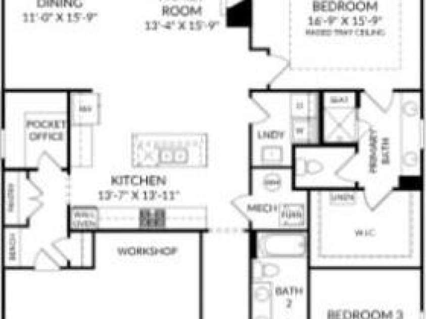 5232 Raging Creek Drive, Indian Trail, NC 28079.  MLS# CAR4271516, YatesRealty ID 23142. Main Level