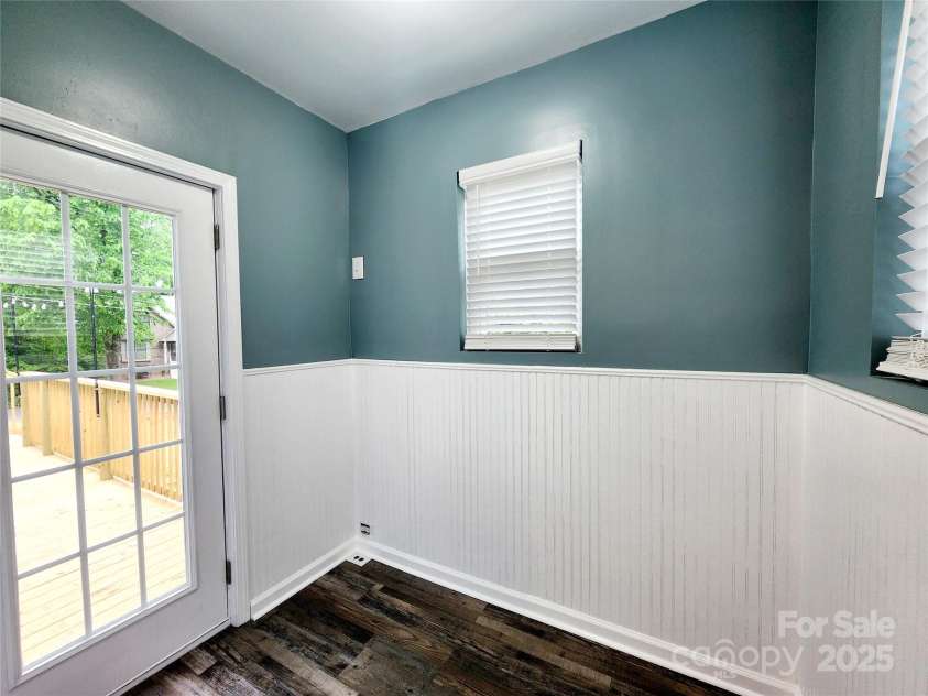 501 Hawthorne Street, Mount Holly, NC 28120.  MLS# CAR4250572, YatesRealty ID 23146. Utility/Mudroom at deck entry