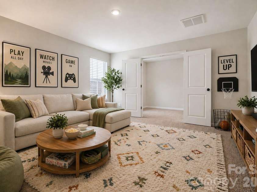2801 Oldfield Drive, Monroe, NC 28110.  MLS# CAR4361095, YatesRealty ID 23147. Virtually Staged Bonus Room