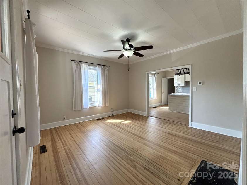 339 Mayflower Avenue, Cramerton, NC 28032.  MLS# CAR4270605, YatesRealty ID 23161. Living room taken from entrance