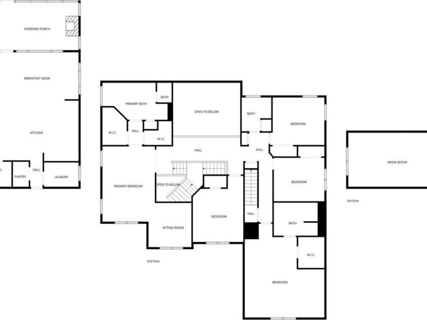 14825 Capricorn Lane, Charlotte, NC 28277.  MLS# CAR4381245, YatesRealty ID 23164. Floor Plan