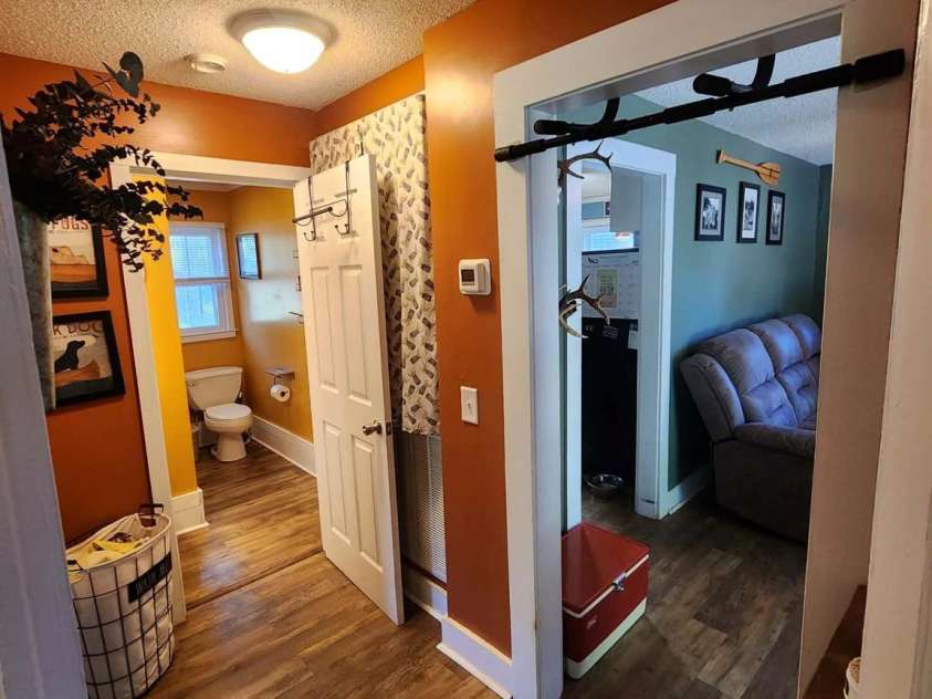 222 Carrie Drive, Oakboro, NC 28129.  MLS# CAR4378806, YatesRealty ID 23165. Hallway