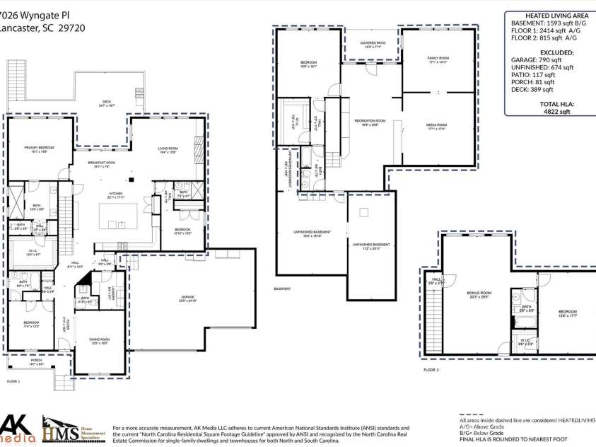 7026 Wyngate Place, Lancaster, SC 29720.  MLS# CAR4265136, YatesRealty ID 23166. 