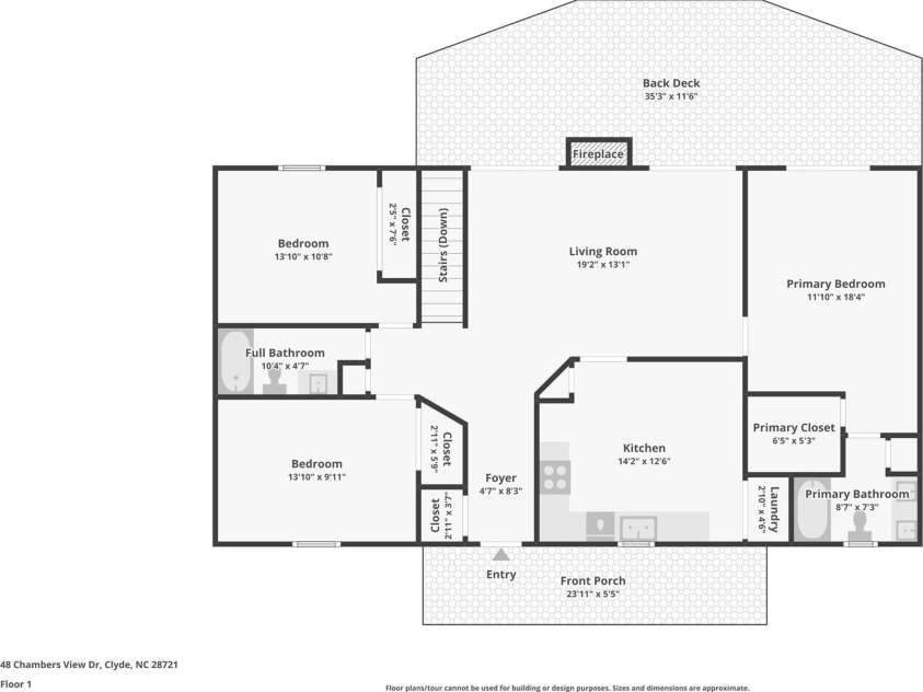 48 Chambers View Drive, Clyde, NC 28721.  MLS# CAR4376711, YatesRealty ID 23169. 