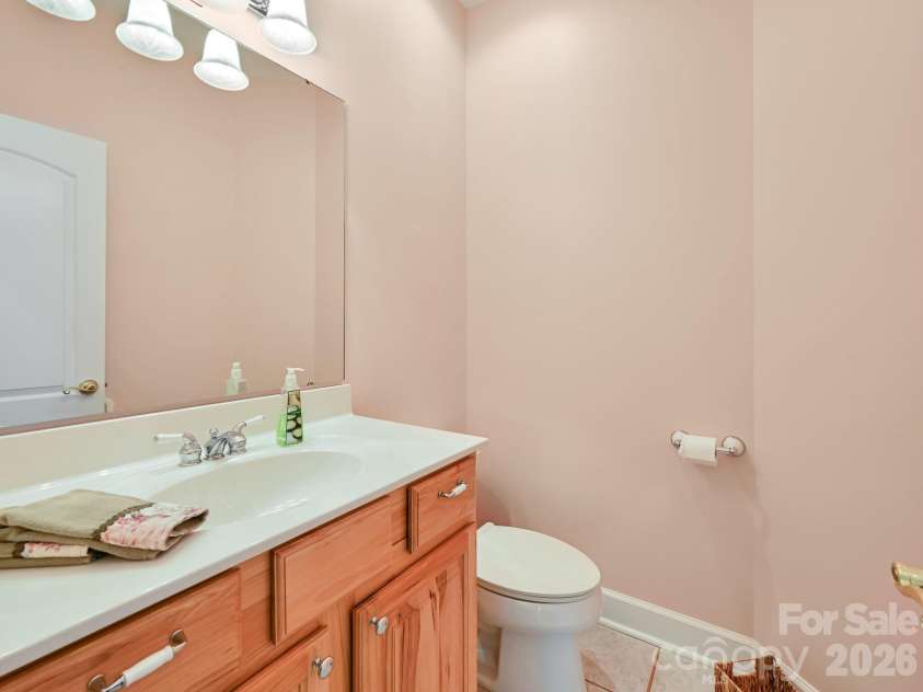 105 Spring Path, Hendersonville, NC 28739.  MLS# CAR4256171, YatesRealty ID 2317. First Floor Powder room
