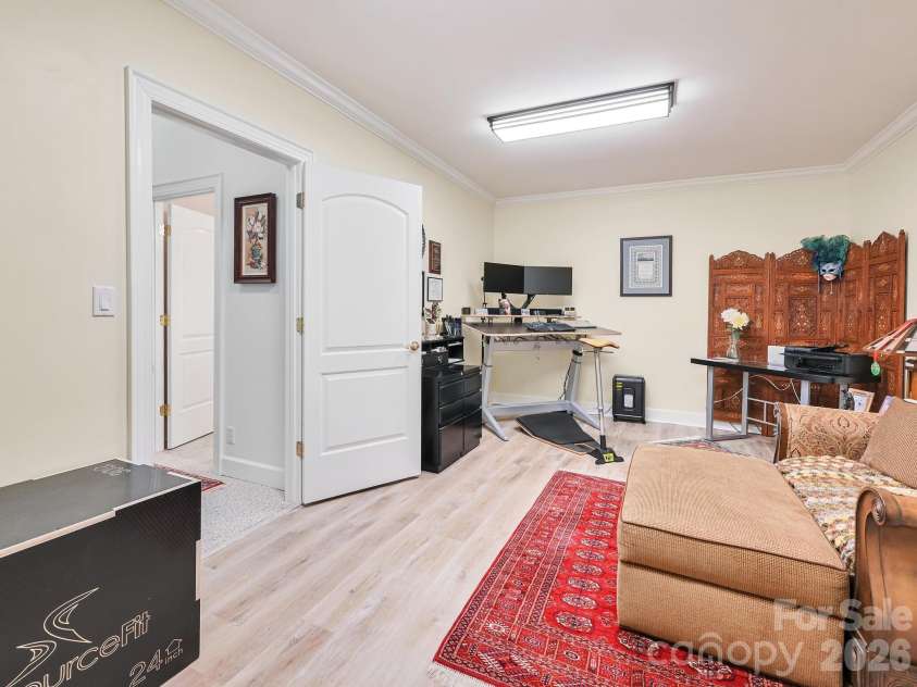 105 Spring Path, Hendersonville, NC 28739.  MLS# CAR4256171, YatesRealty ID 2317. Lower level bonus room