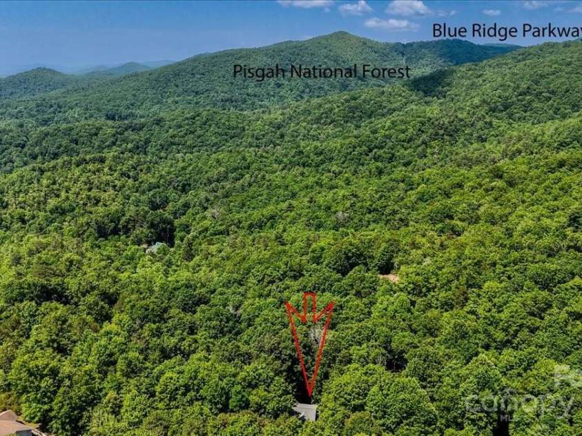 455 Lookout Drive, Pisgah Forest, NC 28768.  MLS# CAR4269478, YatesRealty ID 23174. 