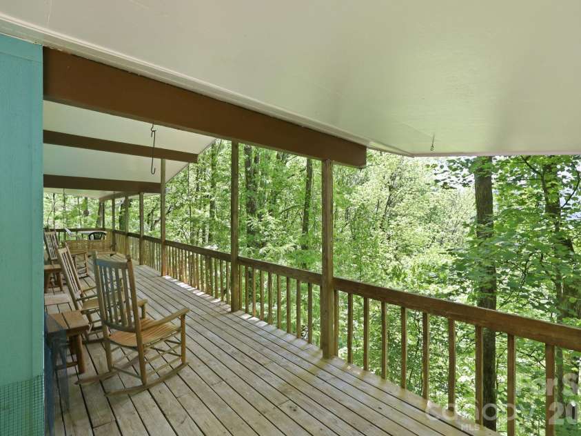 169 Sleepy Hollow Lane, Canton, NC 28716.  MLS# CAR4372033, YatesRealty ID 23176. Wrap around deck