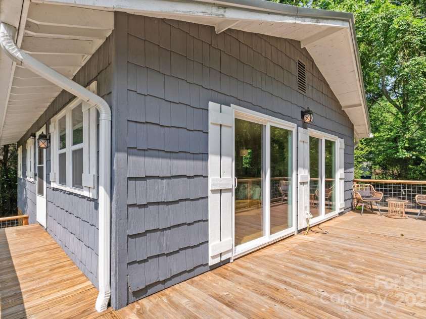 529 Bailey Road, Asheville, NC 28806.  MLS# CAR4270131, YatesRealty ID 23195. Double Sliding Doors for lots of Natural Light!