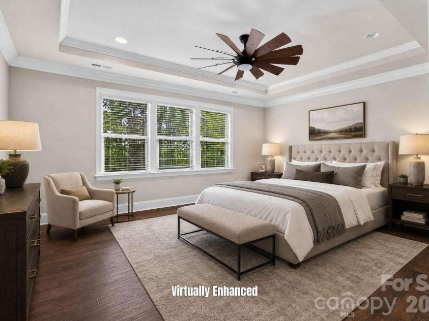 13030 Fen Court, Huntersville, NC 28078.  MLS# CAR4399208, YatesRealty ID 23196. PRIMARY BED ROOM V.S.