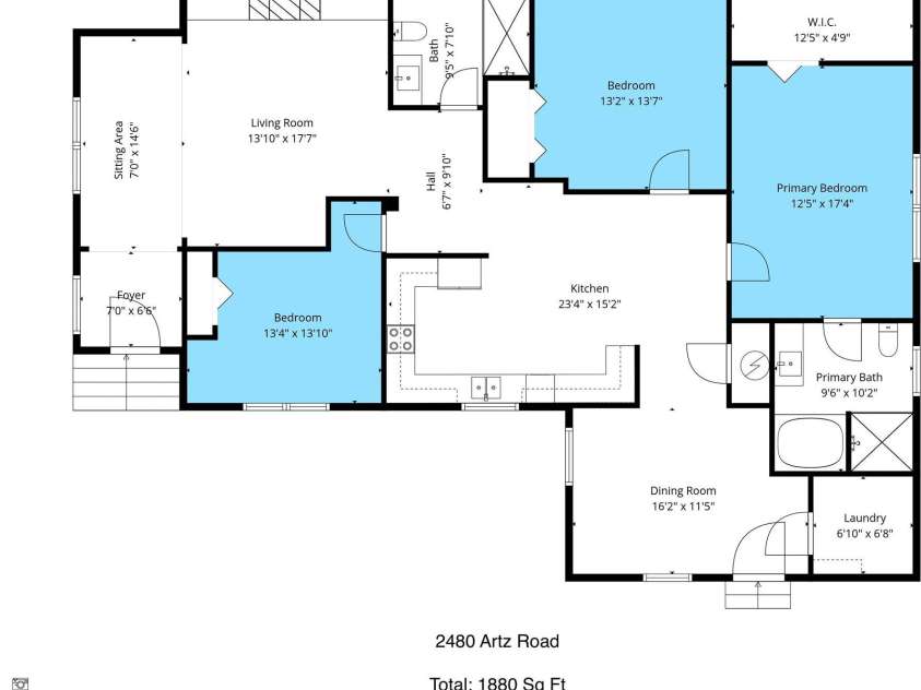 2480 Artz Road, Salisbury, NC 28146.  MLS# CAR4376858, YatesRealty ID 23214. 