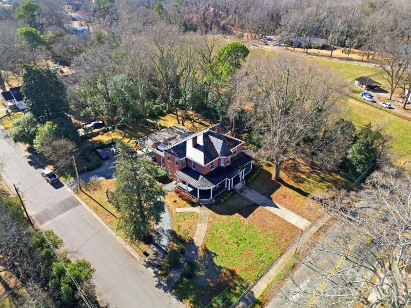 1103 Franklin Street, Monroe, NC 28112.  MLS# CAR4328672, YatesRealty ID 23215. Ariel View