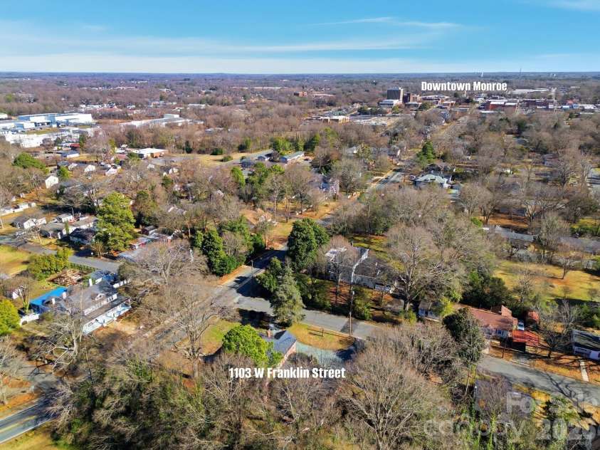 1103 Franklin Street, Monroe, NC 28112.  MLS# CAR4328672, YatesRealty ID 23215. Prime Location - Close to Downtown